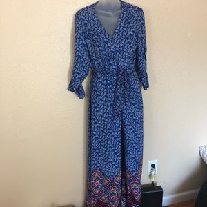 Long dress, button down